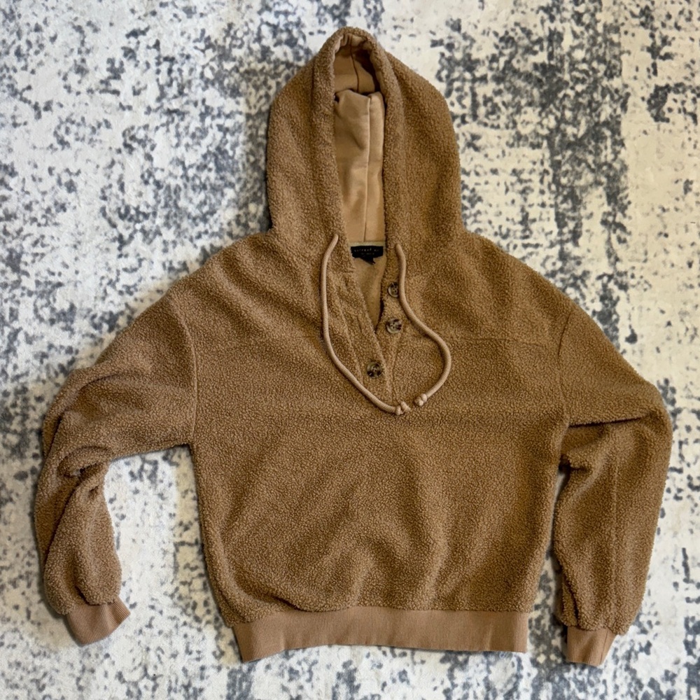Cozy Brown Hooded Sweater